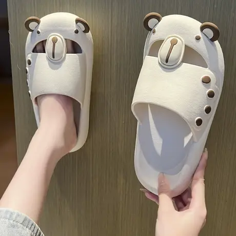 包头半拖鞋女2023新款室内居家洗澡防滑拖鞋女夏外穿网红时尚半拖商品大图