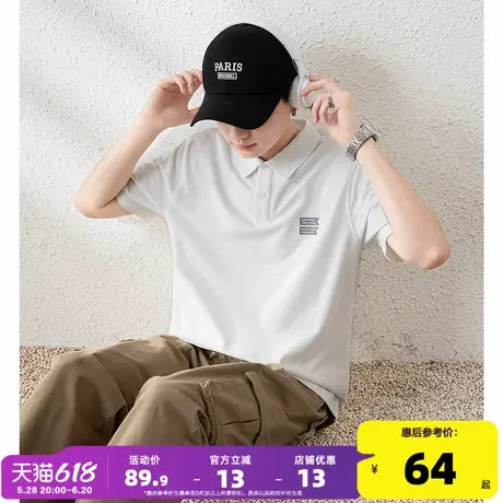 唐狮2025夏季新款polo衫男士短袖翻领t恤商务休闲男装上衣打底潮图片