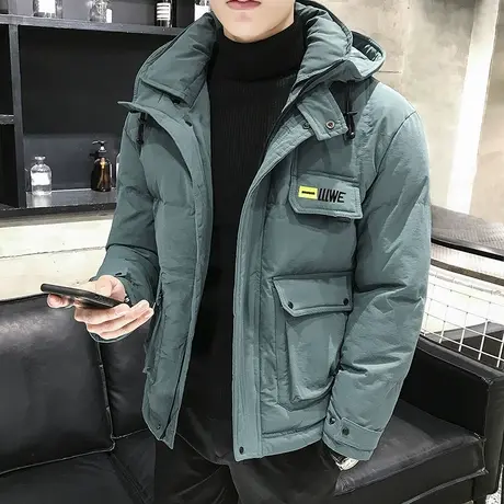 男士棉衣冬季外套加厚短款衣服韩版潮流羽绒棉服潮牌工装冬装棉袄商品大图