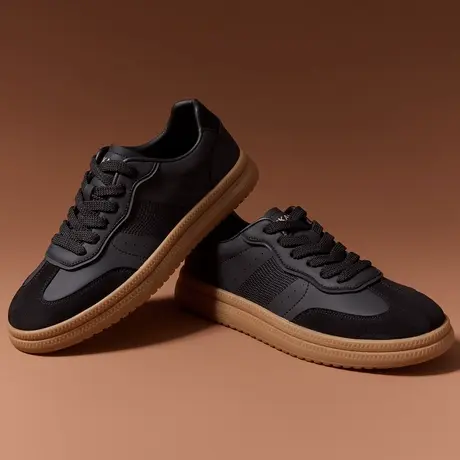 奥康 2025秋季新款男鞋休闲板鞋百搭时尚运动鞋软底舒适德训鞋商品大图