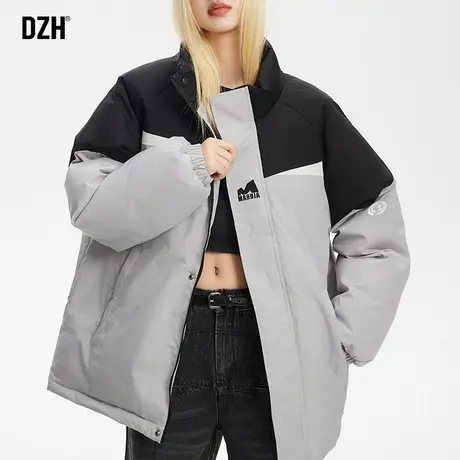 男士立领冲锋衣棉服外套男冬季加厚美式保暖棉衣2024年新款防寒服商品大图