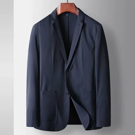 男士休闲西装外套春季新款中青年商务修身薄款时尚单件小西服上衣商品大图