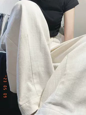 工装休闲裤女夏季2023新款薄款高腰显瘦直筒拖地裤日系宽松阔腿裤图片
