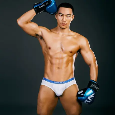 【3条装】Asianbum莫代尔低腰透气无痕性感舒适纯色三角内裤商品大图