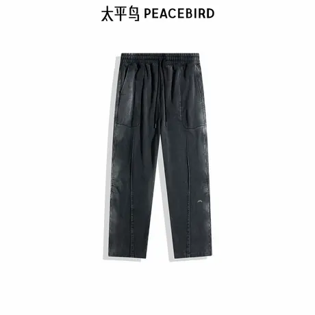 【商场同款】ACW联名太平鸟男装休闲裤冬季新款直筒裤 B2GME4417商品大图