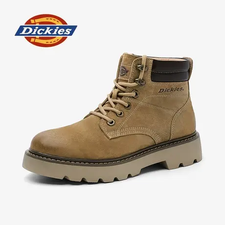 Dickies男士马丁靴2025年冬季加绒英伦风厚底短靴工装百搭户外鞋商品大图