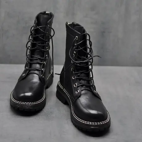 Artmu阿木厚底马丁靴女英伦风同款短靴厚底机车靴子2023新款女靴图片