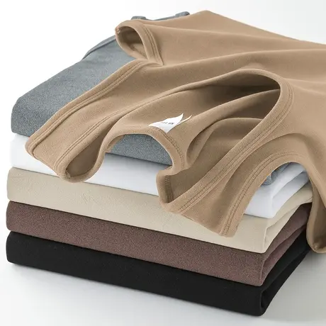 300g重磅德绒无袖背心男跨栏运动健身坎肩保暖打底马甲双面绒吊带商品大图