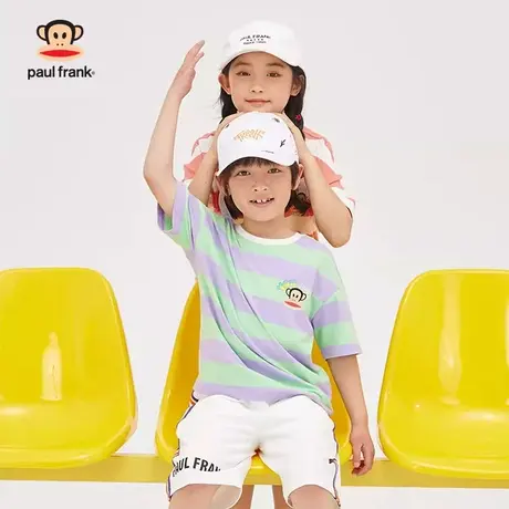 大嘴猴男女童装短袖t恤2023年夏季新品半袖中大儿童上衣体恤商品大图