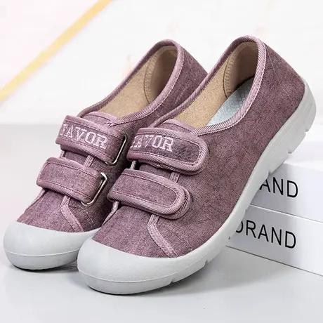 老北京布鞋女新款春秋防滑软底中老年妈妈鞋平底休闲单鞋舒适透气商品大图