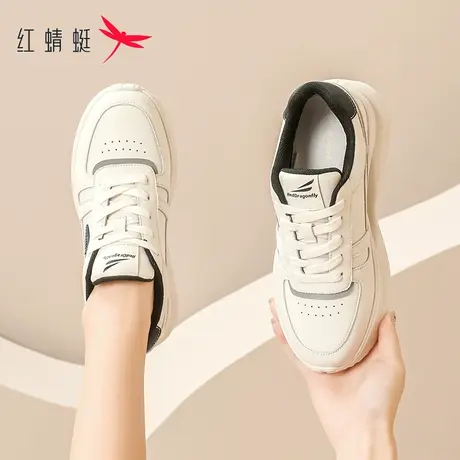 红蜻蜓透气厚底老爹鞋女2023新款夏季百搭ins潮软底时尚休闲鞋女商品大图