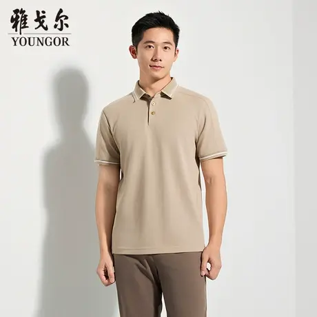 【商场同款】雅戈尔男士短袖POLO夏季新款官方商务休闲短袖T恤男图片