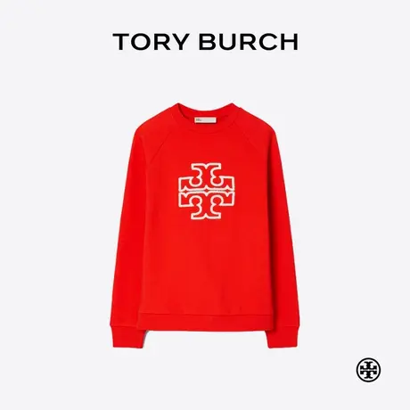 TORY BURCH 汤丽柏琦 双T LOGO圆领长袖卫衣 146188商品大图