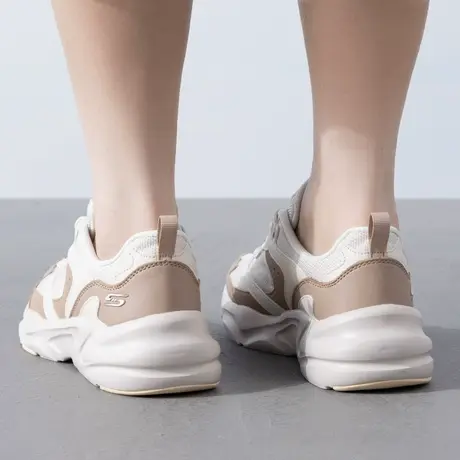 斯凯奇（Skechers）女鞋春秋新款软底轻便运动鞋厚底增高老爹鞋复商品大图