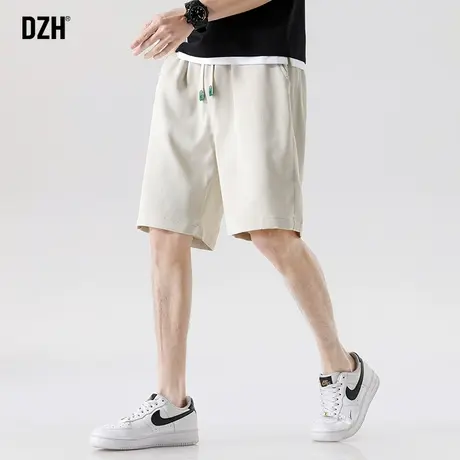 男士日系冰丝短裤男夏季薄款宽松五分裤篮球运动裤2023新款大裤衩商品大图