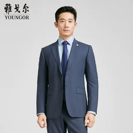 雅戈尔 商场同款男藏青新商务套西YOTN222706FIY上衣商品大图