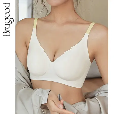 内衣女文胸薄款夏季小胸聚拢无痕胸罩大胸显小少女无钢圈收副乳图片