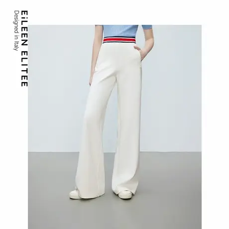 【七七酱直播间】朗姿欧洲EiLEEN ELITEE2025春新款高级感气质白商品大图
