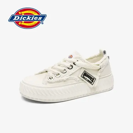 Dickies女鞋帆布鞋2025春季新款小白鞋厚底透气百搭休闲鞋子潮鞋图片