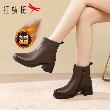 红蜻蜓女妈妈跟鞋商品大图