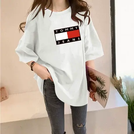 2024夏季新款小雏菊孕妇短袖t恤女宽松纯棉白色ins半袖体恤上衣潮商品大图