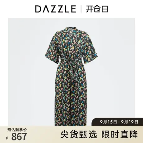 DAZZLE地素奥莱夏季哆啦A梦系列连体裤2D2O2091A图片