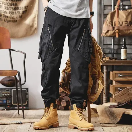 Modi Nick/摩帝尼克男士工装裤宽松直筒百搭时尚男款裤子男士裤子商品大图