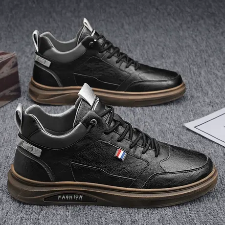 雨鞋男款时尚厨房鞋防滑厨师水鞋工地干活工作男鞋防水鞋男士雨靴商品大图