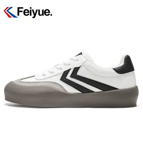 feiyue/飞跃百搭德训鞋女生2024春季官方新款低帮透气休闲板鞋988图片