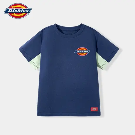 Dickies童装男童短袖t恤男孩upf50+防晒体恤儿童5A抗菌速干半袖A商品大图