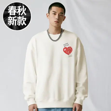 【大码男装】300斤大码男装潮男款加肥加大码情侣圆领卫衣春秋季商品大图