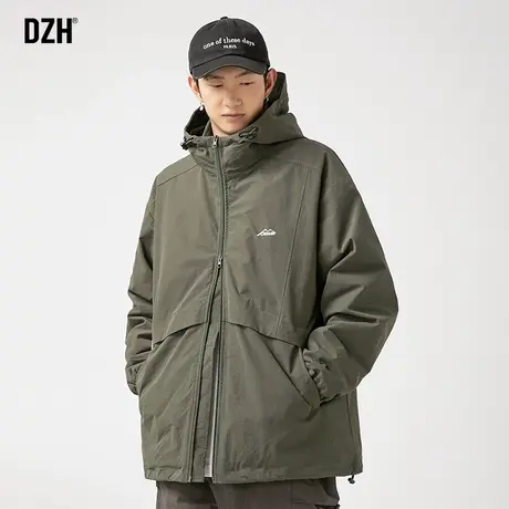 男士三合一冲锋衣男秋冬高级感休闲防风外套潮牌男装2023新款夹克商品大图