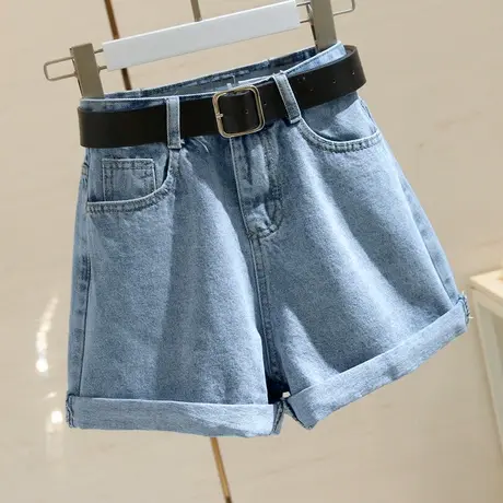 牛仔短裤女2023夏季新款韩版显瘦阔腿百搭a字热裤薄款潮图片