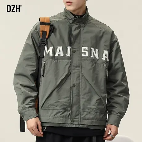 男士美式飞行夹克男春秋季2024新款工装刺绣外套高级感痞帅冲锋衣图片