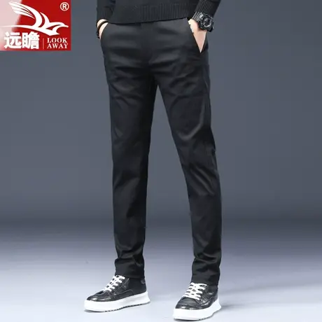 男士休闲裤2022新款潮牌男装百搭宽松直筒修身青年商务秋冬男裤子商品大图