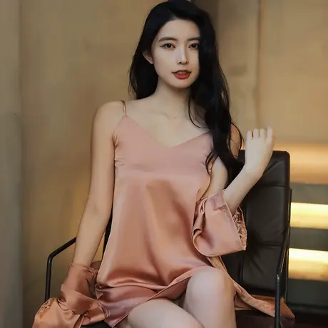 南极人性感冰丝吊带裙女背心薄款打底夏天2023年新款夏季美背内搭图片