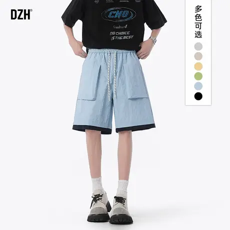 冰丝短裤男款2025夏季新款宽松休闲五分裤男运动裤子男士裤衩薄款商品大图