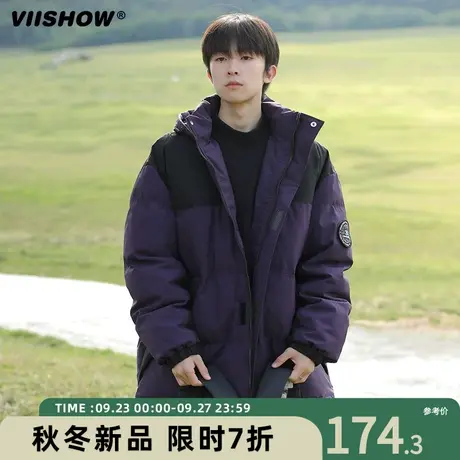 VIISHOW连帽棉服男冬季加厚保暖棉袄冲锋夹克潮牌宽松面包服外套商品大图