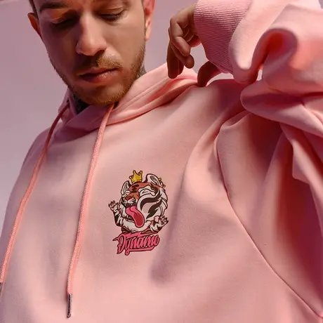 情侣装加肥加大码卫衣男胖子男装国潮连帽潮牌加绒加厚潮带帽衫潮图片