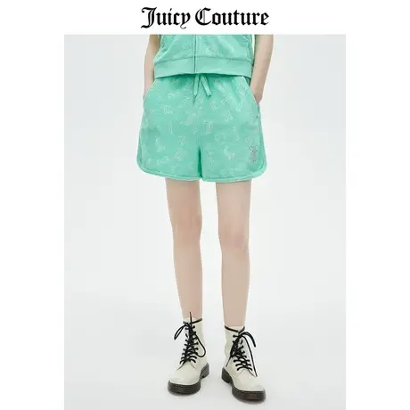 Juicy Couture橘滋短裤女2023夏季新款美式运动休闲宽松高腰裤子商品大图