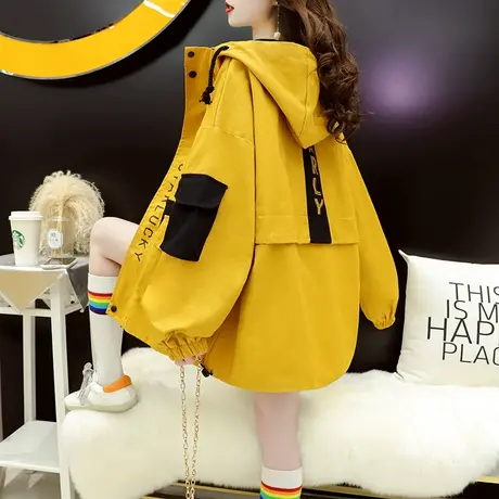 秋季工装外套女春秋2023新款韩版宽松慵懒风洋气百搭网红炸街上衣商品大图