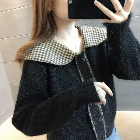 毛衣2023年新款女装秋冬季秋款秋装女士针织开衫宽松百搭外穿爆款商品大图