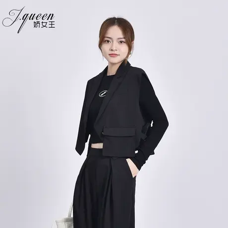 马夹西装外套女2023秋季新款时尚设计感大口袋坎肩外搭西服马甲图片