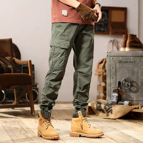 Modi Nick/摩帝尼克男士裤子夏季薄款工装长裤休闲裤子男款长裤商品大图