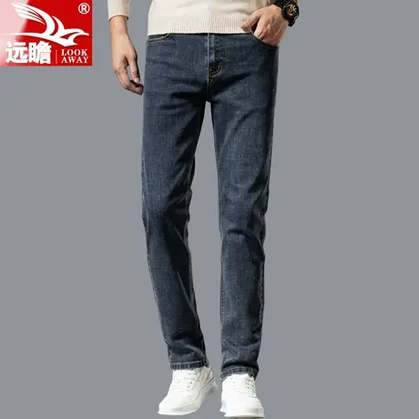 远瞻修身小脚牛仔裤男春秋季直筒百搭男裤经典复古2025年新款裤子图片