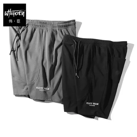 伟臣潮牌大码男装夏季运动休闲短裤男胖子加肥加大宽松肥佬五分裤商品大图