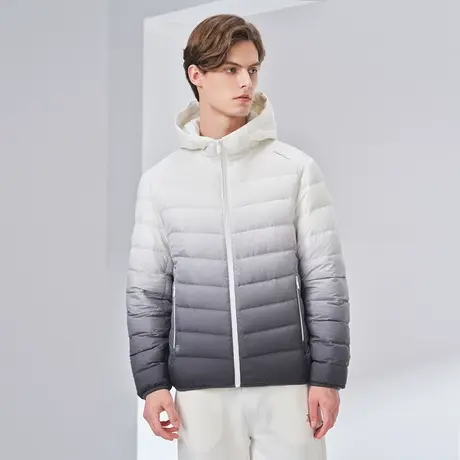 【商场同款】坦博尔2022年新款羽绒服男轻薄连帽秋冬外套TA330221图片