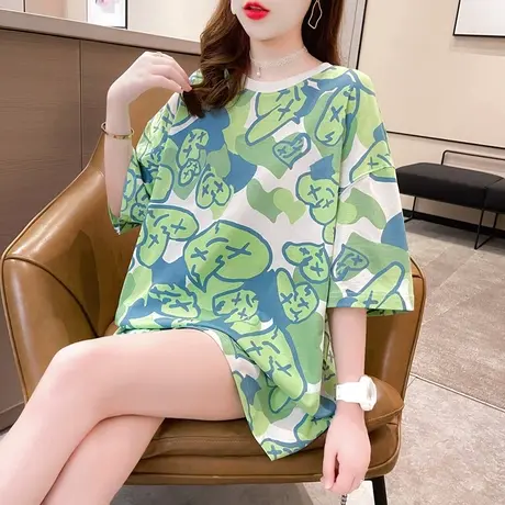 2023年春夏装新款盐系搭配衬衫小众设计感别致法式短袖t恤女上衣图片