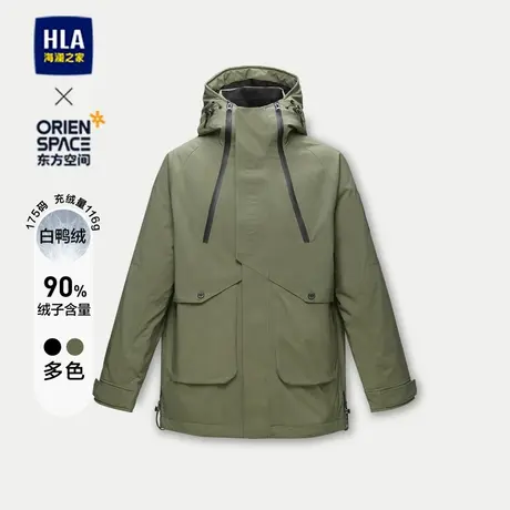 HLA/海澜之家【张颂文同款】羽绒服23秋冬新款东方空间联名外套男图片