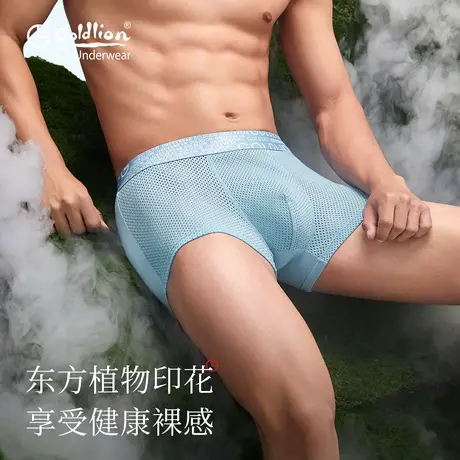 金利来男士内裤男款男生平角裤四角2025年春季莫代尔透气款男短裤商品大图